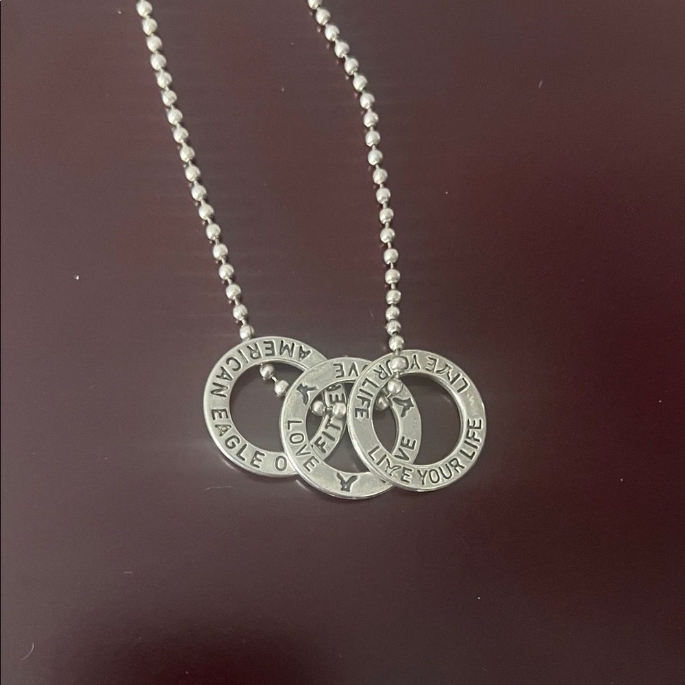 American Eagle Outfitters Silver Charm Necklace